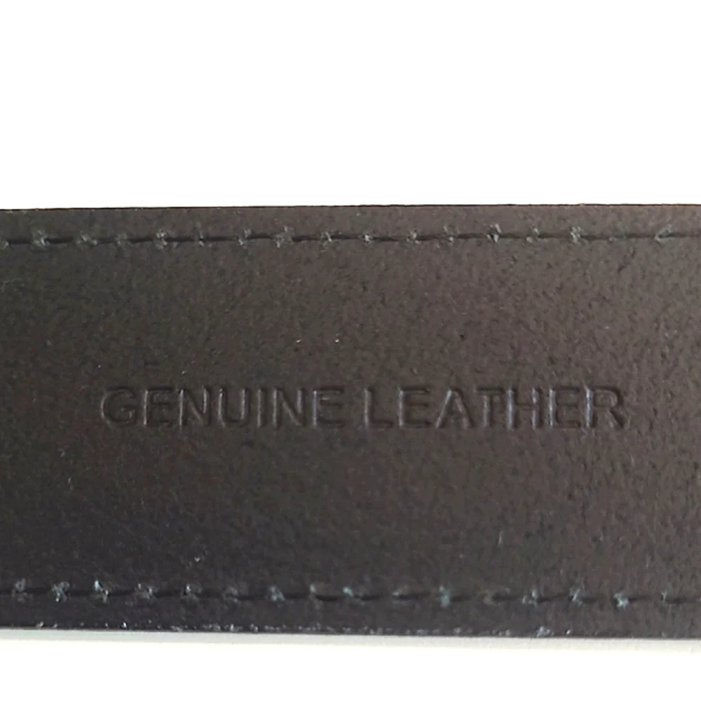 Carhartt Leather Genuine Leather Belt Debossed Brand Logo Adjustable Size 48